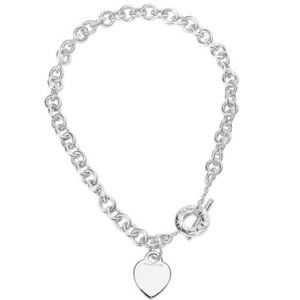 Tiffany Heart Toggle Necklace